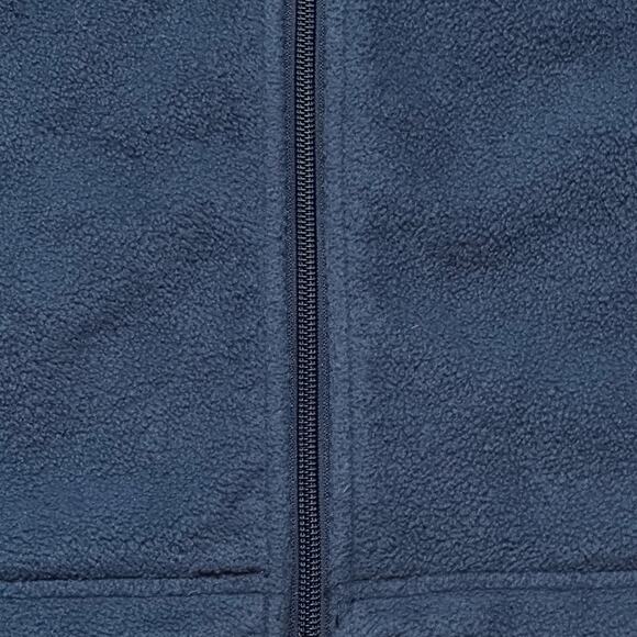 COLUMBIA FULL ZIPPER WARM ZIP POCKETS LS CINCH BOTTOM DARK BLUE GRAY WOMEN  XS - Picture 2 of 12